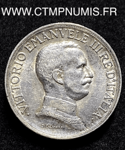 ,ITALIE,1,LIRE,ARGENT,VICTOR,EMMANUEL,III,1917,