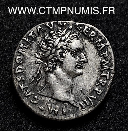 ,DOMITIEN,DENIER,ARGENT,MINERVE,ROME,