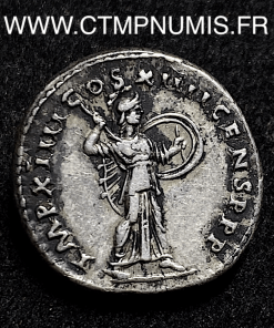 ,DOMITIEN,DENIER,ARGENT,MINERVE,ROME,