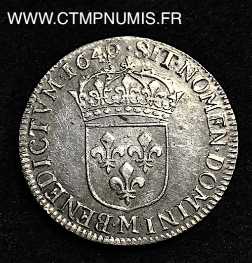 ,ROYALE,LOUIS,XIV,1/4,ECU,1649,M,TOULOUSE,