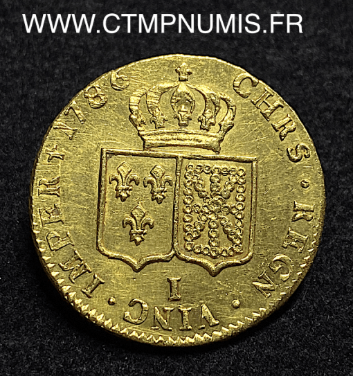 ,MONNAIE,ROYALE,DOUBLE,LOUIS,1786,I,LIMOGES,