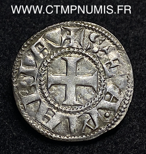 ,AUVERGNE,DENIER,ARGENT,CITE,CLERMONT,URBS,