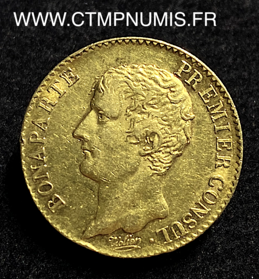 ,20,FRANCS,OR,CONSULAT,AN,12,PARIS,