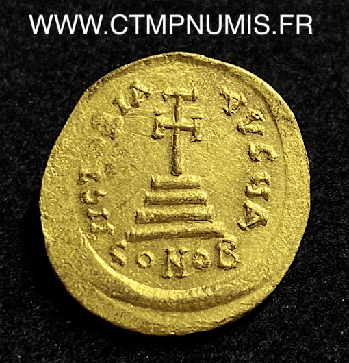 ,EMPIRE,BYSANTIN,HERACLIUS,SOLIDUS,OR,CONSTANTINOPLE,