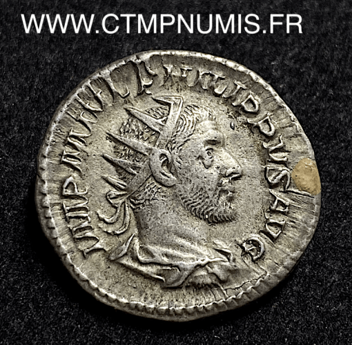 ,MONNAIE,EMPIRE,ROMAIN,PHILIPPE,I°,ANTONINIEN,ARGENT,ADVENTUS,