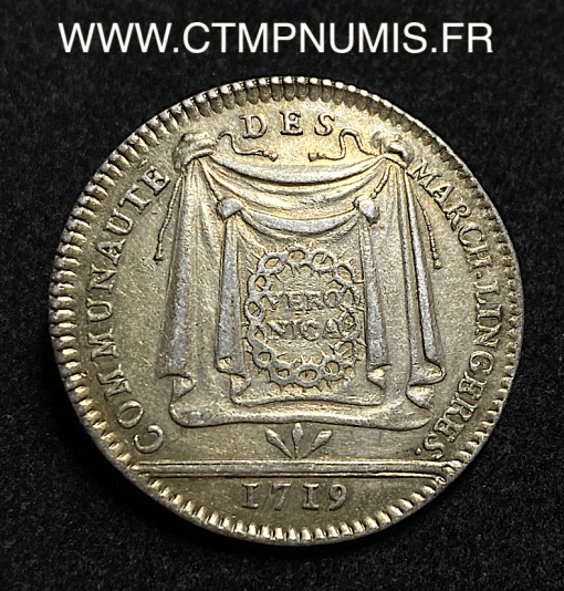 ,JETON,LOUIS,XV,MARCHANDES,LINGERES,1719,