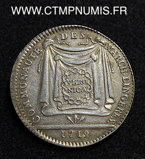 ,JETON,LOUIS,XV,MARCHANDES,LINGERES,1719,