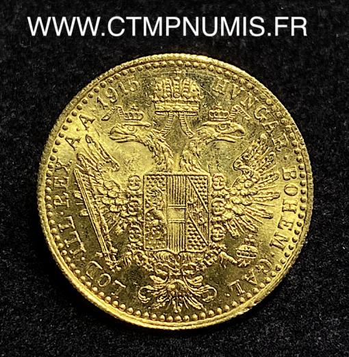 ,AUTRICHE,1,DUCAT,OR,FRANCOIS,JOSEPH,1915,