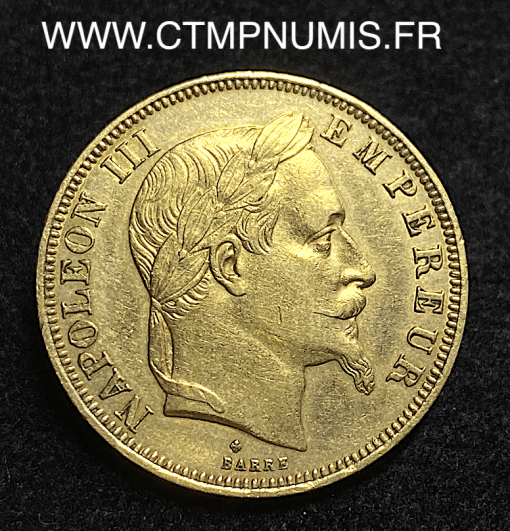 ,50,FRANCS,OR,NAPOLEON,III,1866,STRASBOURG,