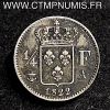 ,ROYALE,LOUIS,XVIII,1/4,FRANC,ARGENT,1822,PARIS,