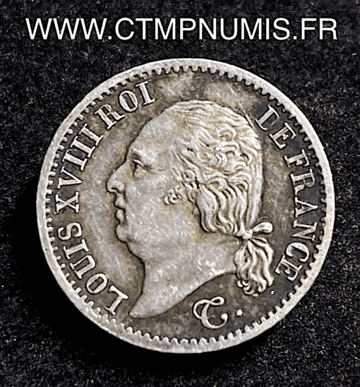 ,MONNAIE,ROYALE,LOUIS,XVIII,1/4,FRANC,ARGENT,1822,PARIS,