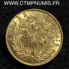 ,5,FRANCS,OR,NAPOLEON,III,TETE,NUE,1859,PARIS,