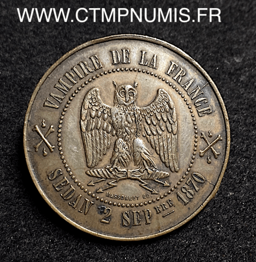 ,SATIRIQUE,NAPOLEON,SEDAN,1870,10,CENTIMES,