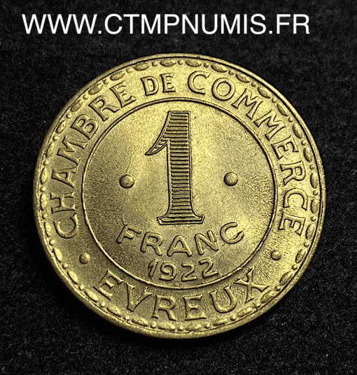 ,1,FRANC,CHAMBRE,COMMERCE,EVREUX,1922,