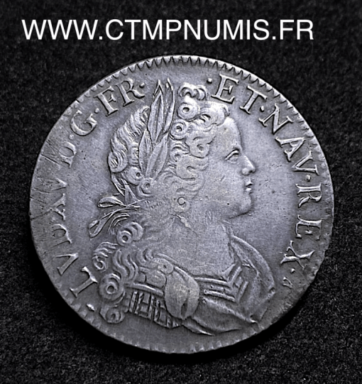 ,ROYALE,LOUIS,XV,ECU,NAVARRE,1719,B,ROUEN,