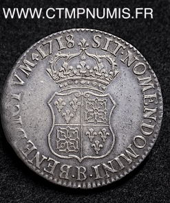 ,ROYALE,LOUIS,XV,ECU,NAVARRE,1719,B,ROUEN,