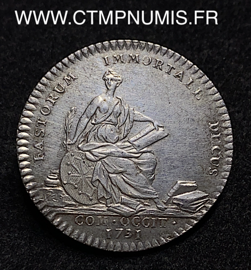 ,JETON,ARGENT,LANGUEDOC,LOUIS,XV,1731,