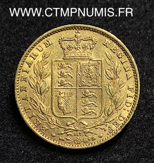 ,MONNAIE,GRANDE,BRETAGNE,1,SOUVERAIN,OR,VICTORIA,ECUSSON,1870,