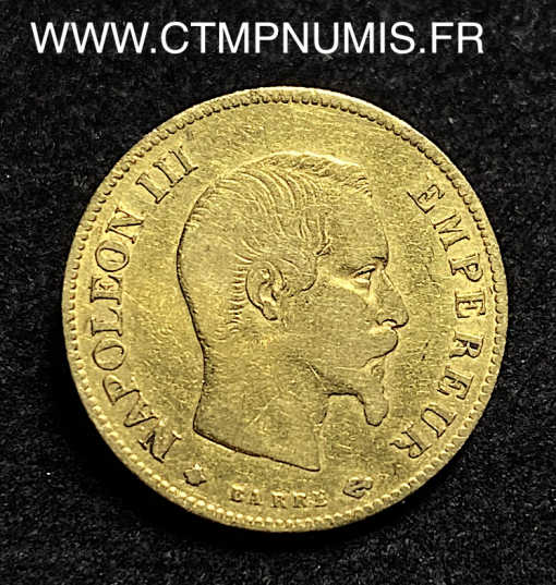 ,10,FRANCS,OR,NAPOLEON,III,1858,STRASBOURG,