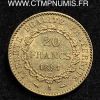 ,20,FRANCS,OR,GENIE,III°,REPUBLIQUE,1891,PARIS,
