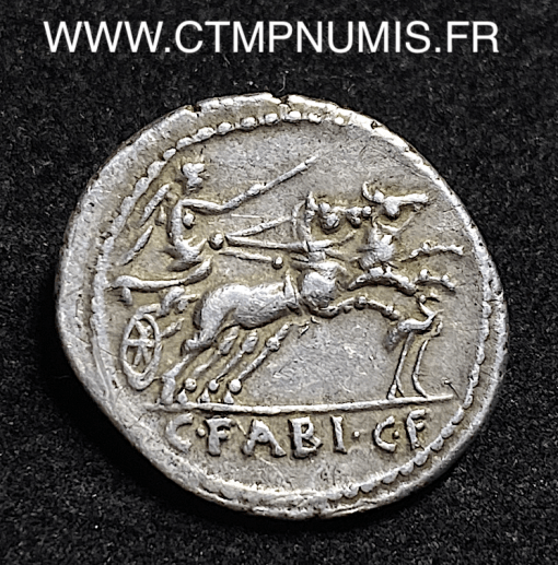 ,FABIA,DENIER,ARGENT,BIGE,CIGOGNE,ROME,