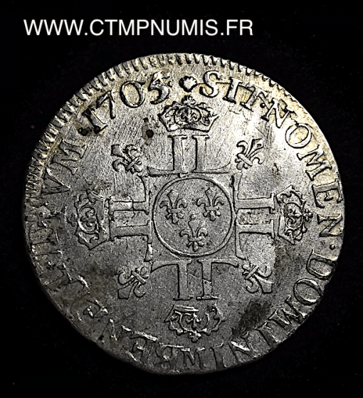 ,LOUIS,XIV,1/4,ECU,AUX,8,L,1705,M,TOULOUSE,