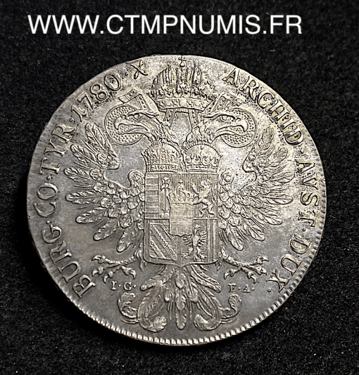 ,MONNAIE,AUTRICHE,THALER,ARGENT,MARIE,THERESE,1780,