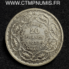 ,TUNISIE,20,FRANCS,ARGENT,1939,