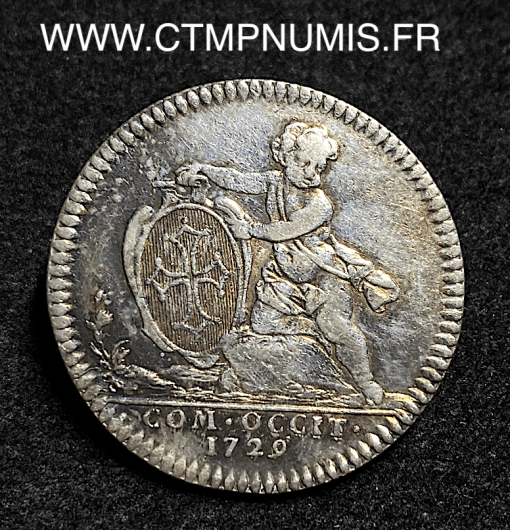 ,JETON,LANGUEDOC,ARGENT,LOUIS,XV,1729,