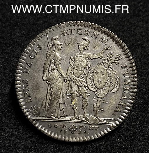 ,JETON,LANGUEDOC,ARGENT,LOUIS,XV,JCR,1728,