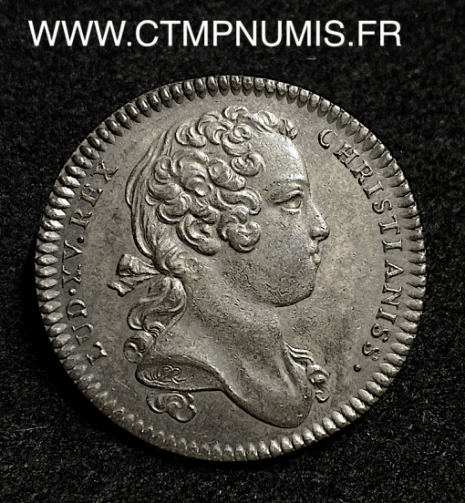 ,JETON,LANGUEDOC,ARGENT,LOUIS,XV,JCR,1728,