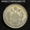 ,ITALIE,20,KREUZER,ARGENT,1844,MILAN,