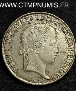 ,ITALIE,20,KREUZER,ARGENT,1844,MILAN,