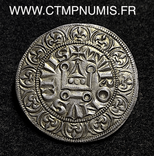 ,ROYALE,CHARLES,IV,GROS,TOURNOIS,ARGENT,