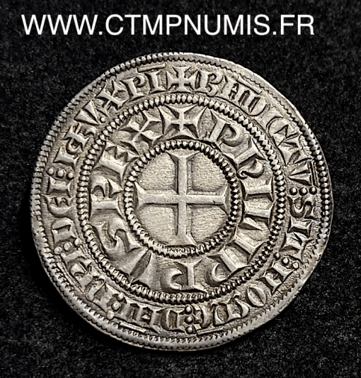 ,MONNAIE,ROYALE,CHARLES,IV,GROS,TOURNOIS,ARGENT,