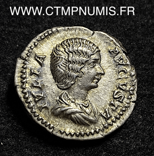 ,JULIA,DOMNA,DENIER,ARGENT,PIETAS,PUBLICA,