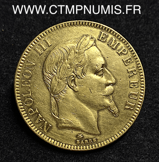 ,EMPIRE,100,FRANCS,OR,NAPOLEON,III,1866,PARIS,