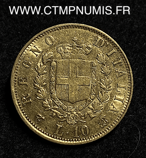 ,ITALIE,10,LIRE,OR,VICTOR,EMMANUEL,1863,TURIN,