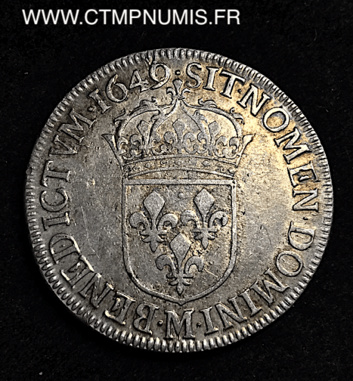 ,ROYALE,LOUIS,XIV,1/2,ECU,1649,M,TOULOUSE,