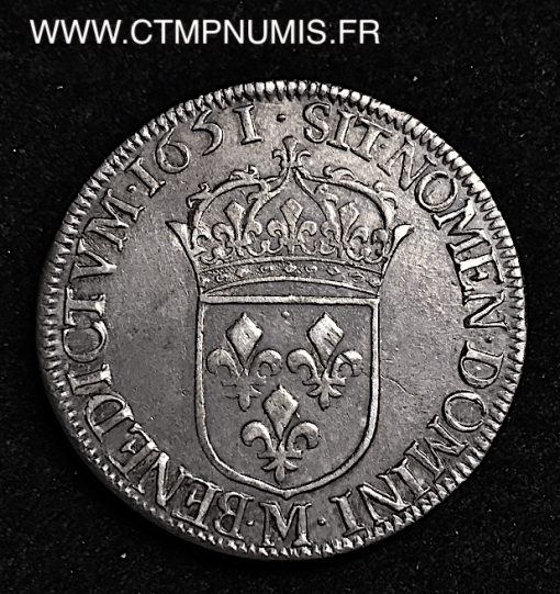 ,ROYALE,1/2,ECU,ARGENT,1651,M,TOULOUSE,