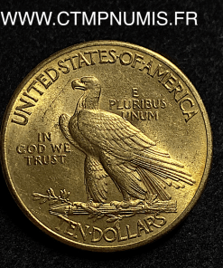 ,ETATS,UNIS,10,DOLLAR,OR,TETE,INDIEN,1912,