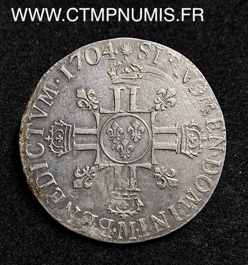 ,ROYALE,LOUIS,XIV,ECU,AUX,8,L,1704,TOULOUSE,