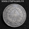 ,5,FRANCS,ARGENT,NAPOLEON,I°,1808,PARIS,