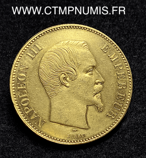 ,EMPIRE,100,FRANCS,OR,NAPOLEON,III,1857,PARIS,