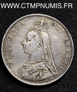 ,GRANDE,BRETAGNE,DOUBLE,FLORIN,1890,