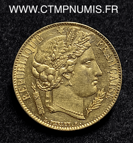 ,MONNAIE,20,FRANCS,OR,CERES,1851,PARIS,SUP,