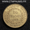 ,20,FRANCS,OR,GENIE,III°,REPUBLIQUE,1889,PARIS,