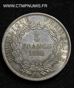 ,5,FRANCS,NAPOLEON,BONAPARTE,1852,PARIS,