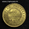 ,40,FRANCS,OR,NAPOLEON,EMPEREUR,1810,LILLE,