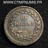 ,MONACO,UN,DECIME,HONORE,V,1838,MC,